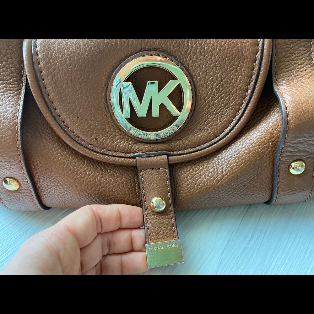 Michael Kors Fulton Tan Sachel